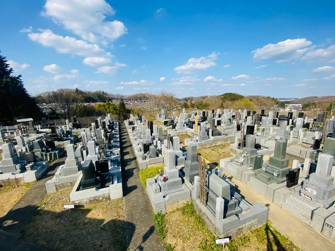 八王子聖地霊園 墓地全景