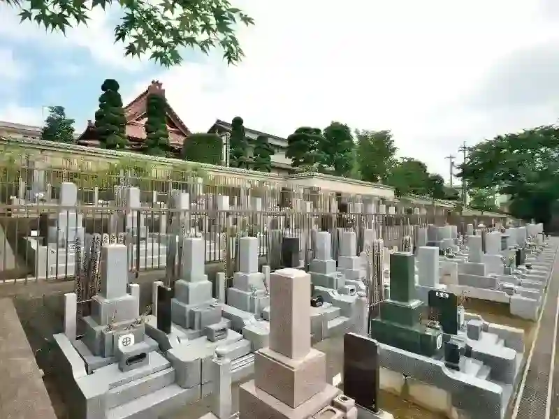 墓地の様子