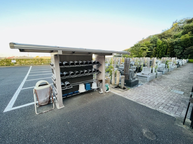 多摩川台墓苑 水汲み場の写真