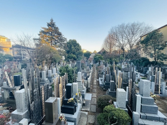 海蔵寺 墓地全景