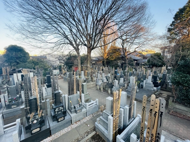 海蔵寺 墓地全景