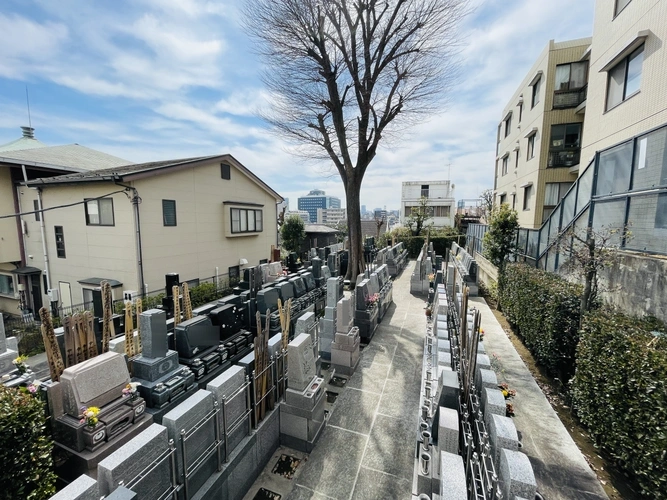 文京こひなた霊園 墓地全景