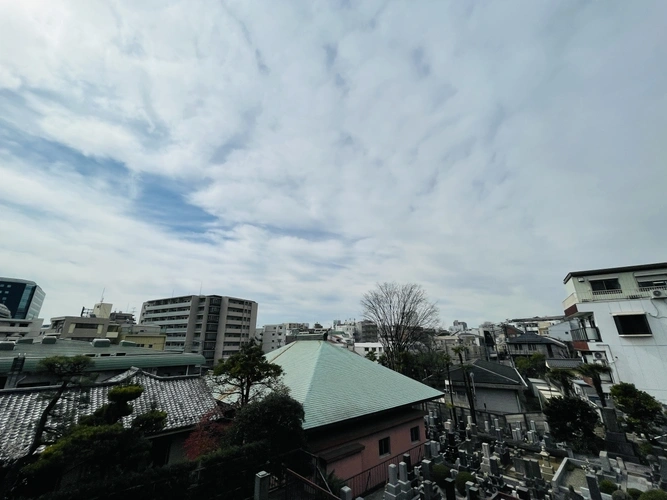 れんげ山霊園 墓地からの景観