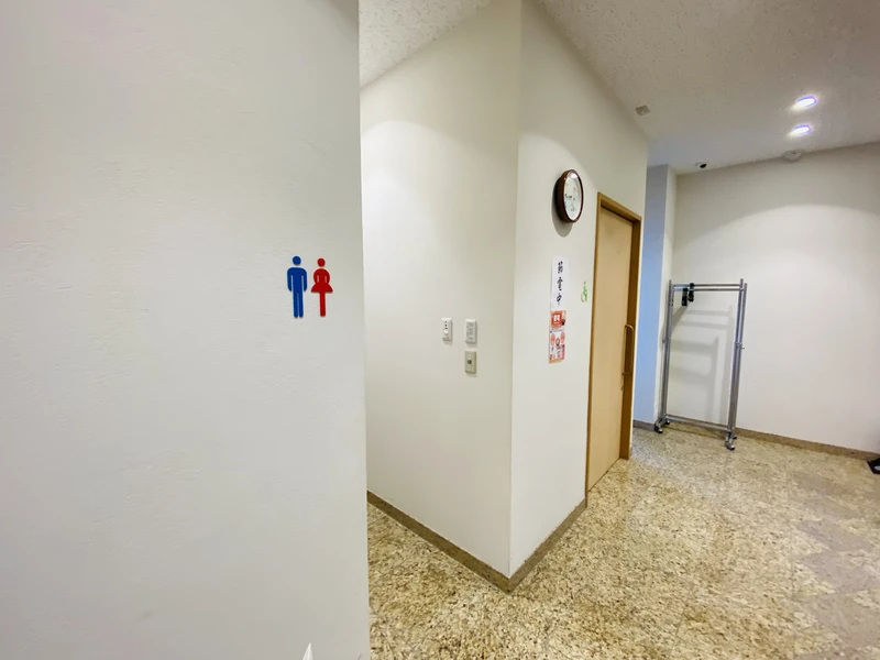 屋内納骨堂 本所廟堂 トイレの写真