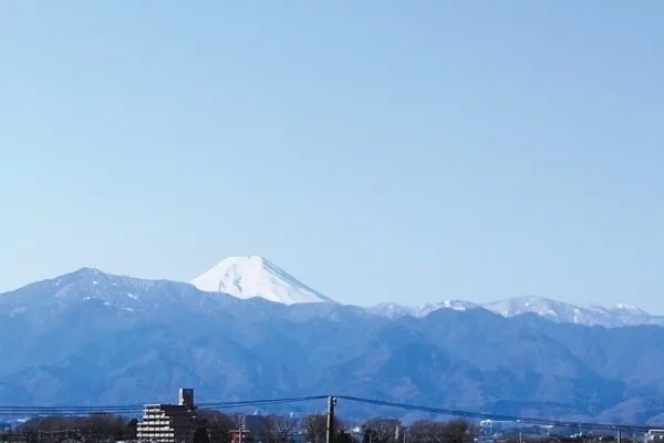 メモリアルサンステージ 晴れた日は富士山が顔を出します