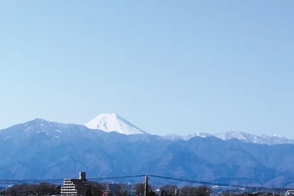 メモリアルサンステージ 晴れた日は富士山が顔を出します