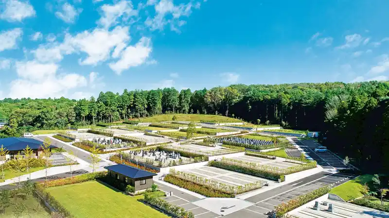 公園墓地 川井聖苑 上空写真