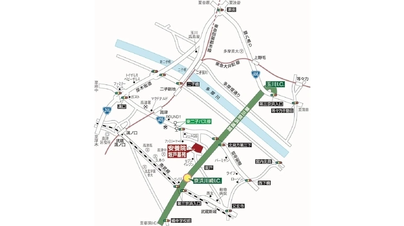 安養院坂戸墓苑 安養院坂戸墓苑　アクセスマップ