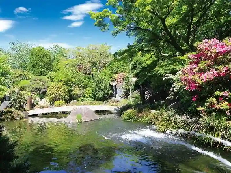 日本庭園陵墓 紅葉亭 