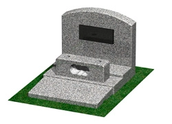 ウォールモニュメント墓地　1.50m²（ジャスミン）の写真1