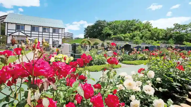 色とりどりのお花が園内を彩る