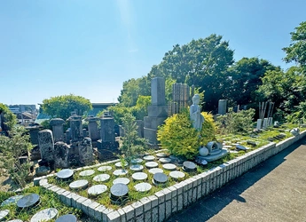 ペットと一緒に眠れる寺院墓地