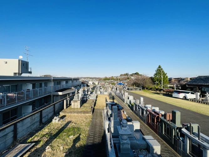 法雲寺 墓地全景