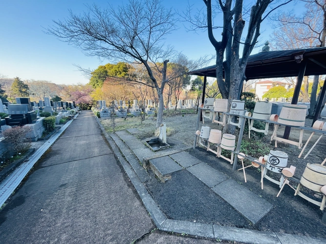 長善寺 さぎ沼墓苑 水汲み場の写真