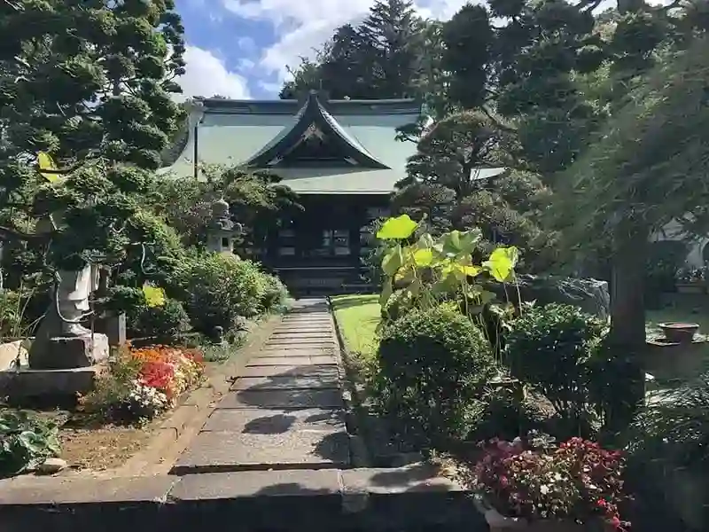 緑に包まれた歴史を感じられるお寺