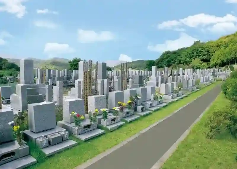 厚木中央霊園　墓地の様子