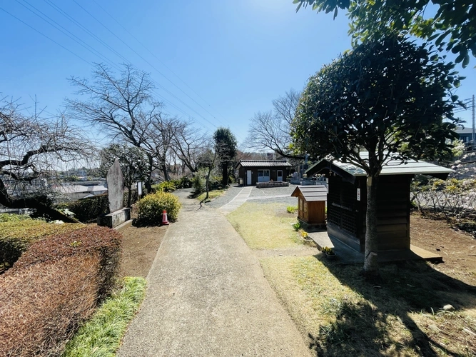 長澤山 秋月院 緑豊かな境内