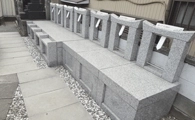 大安寺 短工期対応の外柵完成墓地