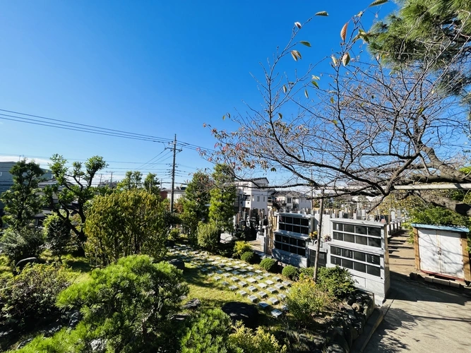 東越谷樹木葬墓地 樹木葬墓地全景