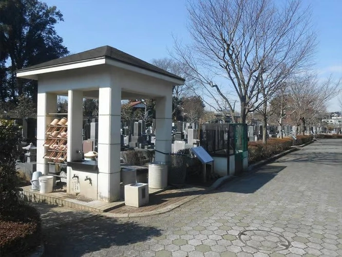 さいたま市営 青山苑墓地 水汲み場の写真
