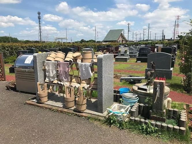 芝生の霊園あさか野セカンドステージ 水汲み場の写真