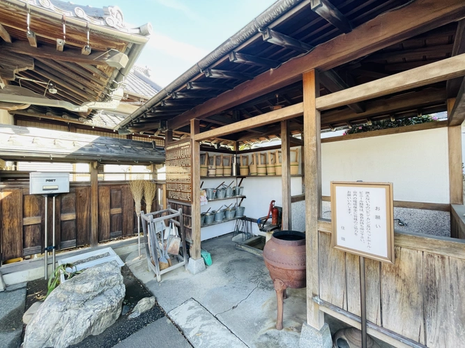 真光寺 水汲み場の写真