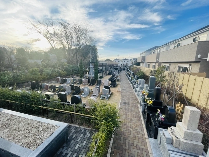 川口 緑の霊園 安行彩樹園地 墓地全景