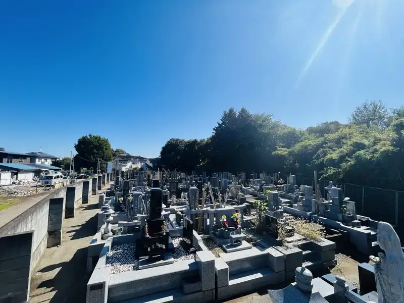 妙蓮寺 西山墓地全景