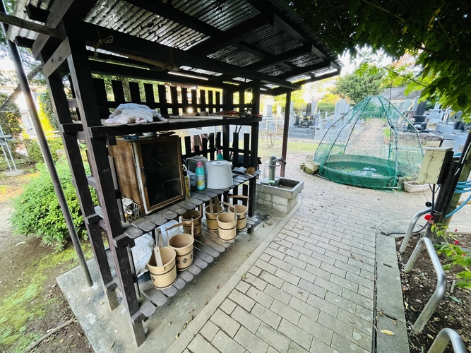 潮音寺霊園 水汲み場の写真