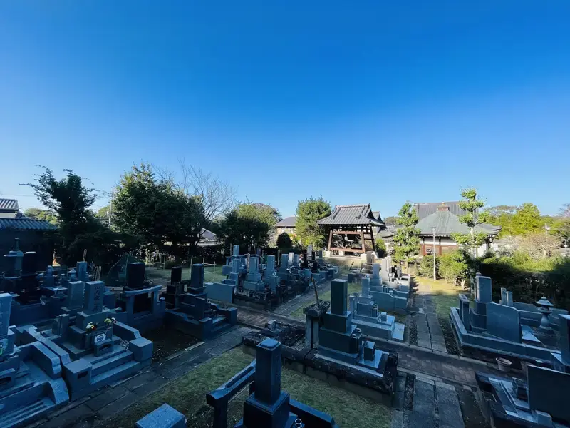 潮音寺霊園 墓地全景