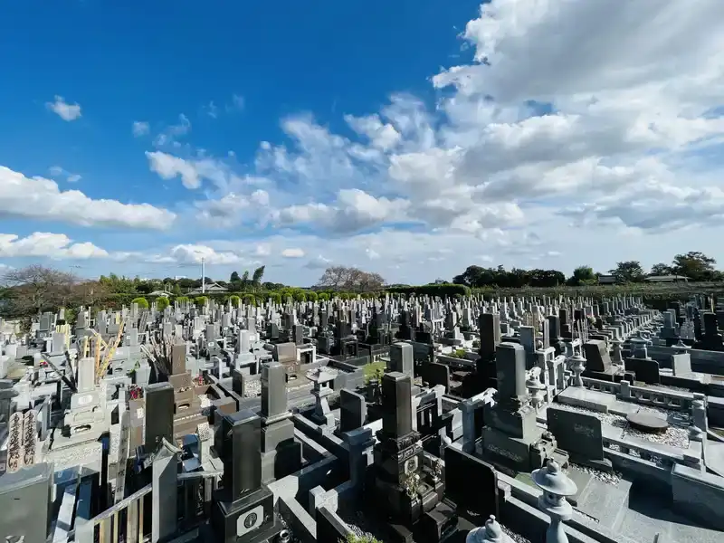 本将寺 墓地全景