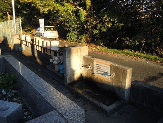 土浦市営 国分霊園 水汲み場の写真