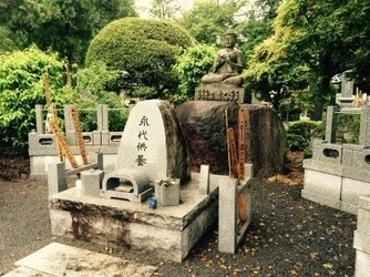 結城市にある寺院墓地