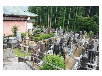 常陸太田市にある寺院墓地