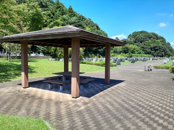 栃木市営聖地公園 休憩スペース