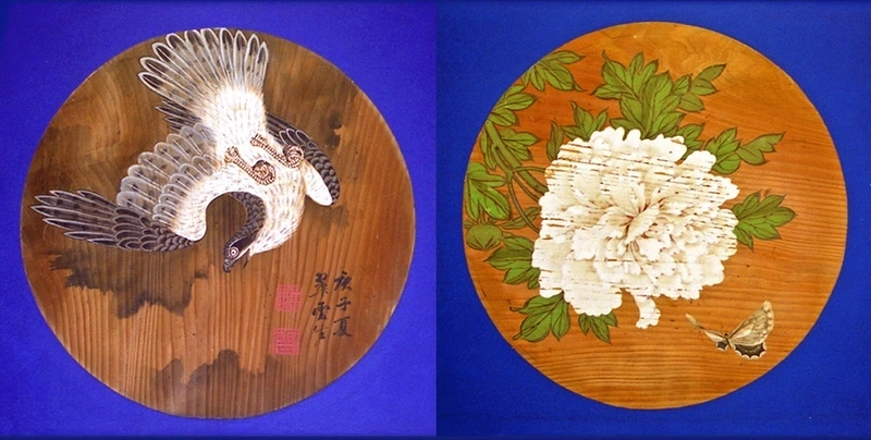 館林市指定文化財「格天井絵画」
