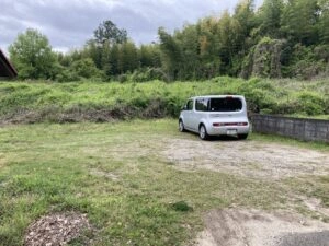 上川原・清水共同墓地 駐車場の写真