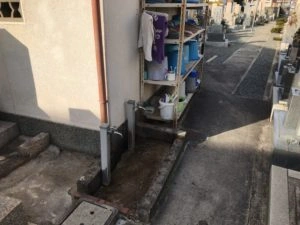 月出霊苑 水汲み場の写真