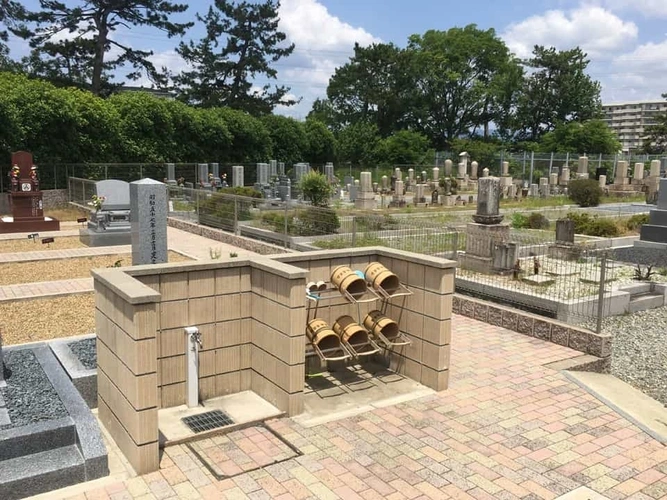 江坂霊園 水汲み場