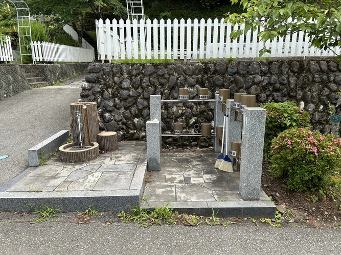 奥多摩霊園やすらぎの里 水汲み場の写真