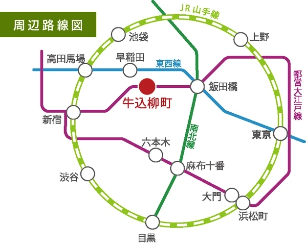 つむぎの森・幸國寺樹木葬 路線図