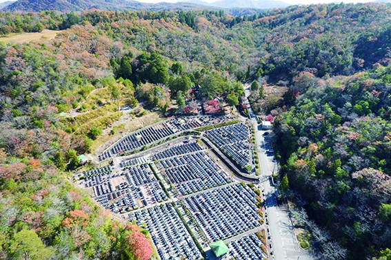 墓地公園遠景