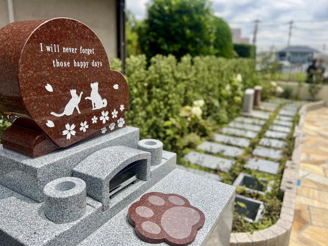 【ペット墓】ひだまり　ペット専用の永代供養墓もあります。