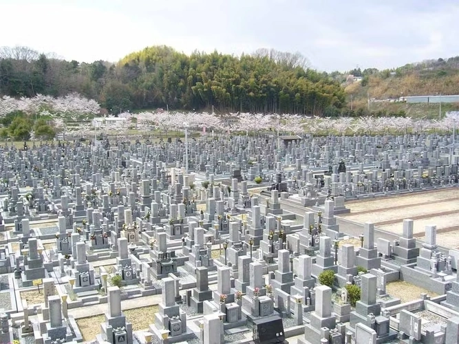 京阪奈墓地公園 霊園全景