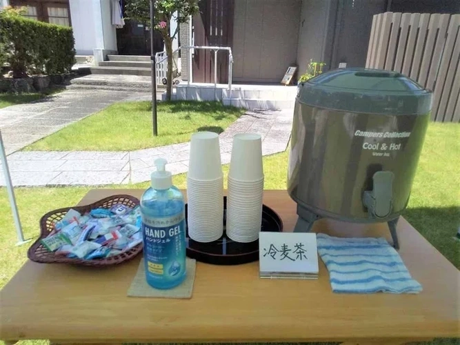 仮設スペースにご用意