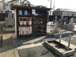 八尾市柏原市火葬場組合 二俣墓地 水汲み場の写真