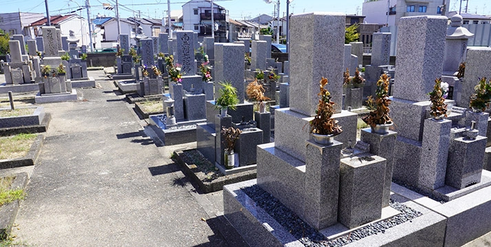 堺市北区 大豆塚墓地 