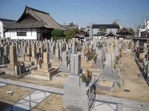 大阪市中央区 銀山寺墓地