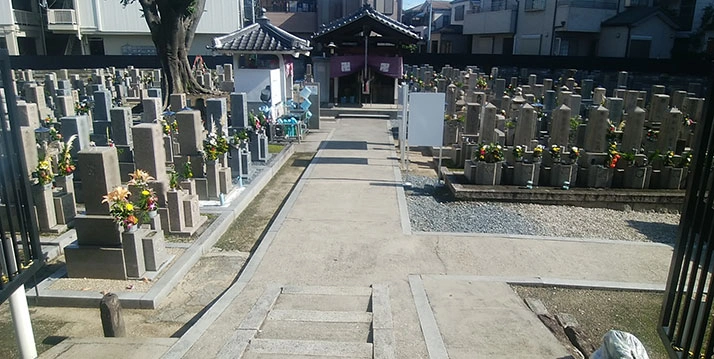 大阪市生野区 四条墓地