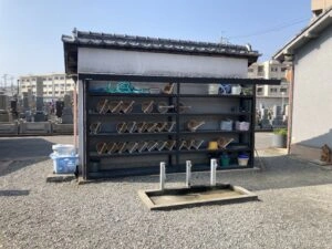 八尾市立 西郡新墓地 水汲み場の写真